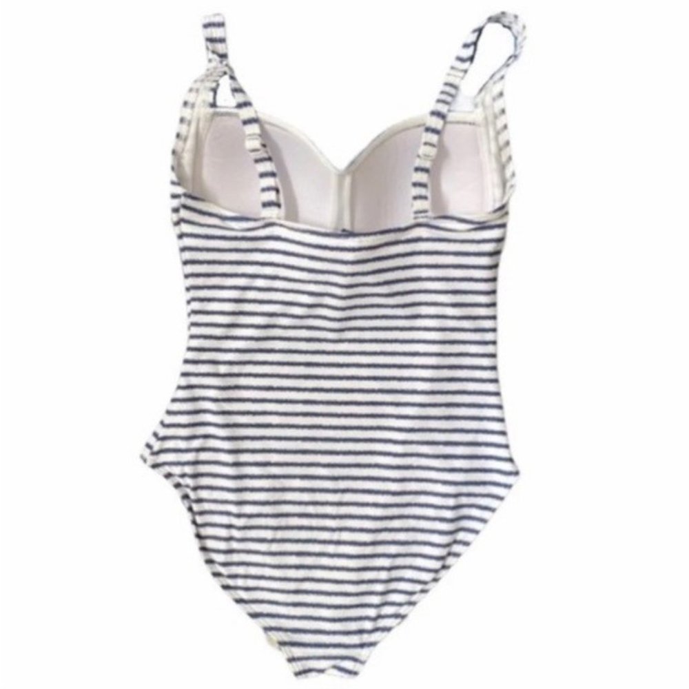 Nip Tuck Striped Joanne Twist Front Design Tummy … - image 5